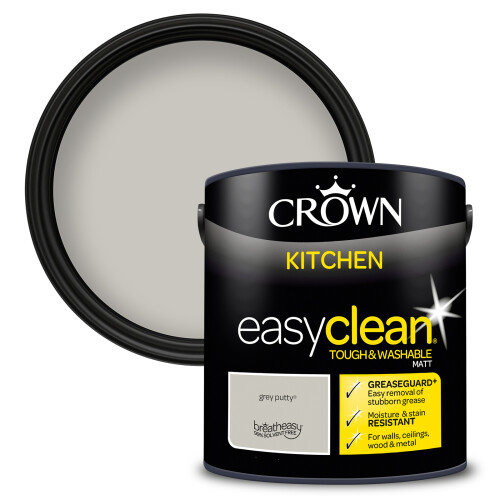 Crown (Grey Putty) Crown Easyclean Kitchen Matt 2.5L