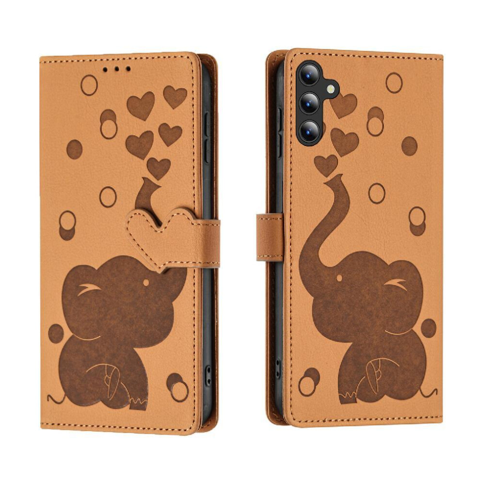 (Yellow) Flip Case Compatible With Samsung Galaxy A16 5G Kickstand Premium Leather Three Card Slots Yellow 764549329397