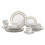Lorren Home Trends Amelia Dinner Set, Gold 1