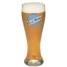 Lua azul 16 on   as Pilsner Beer Glass Conjunto de 2