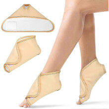 Castor Oil Pack Wrap for Ankle Reusable Feet Brace Adjustable Acrylic Flannel Castor Oil Compress for Women Ankle Support Plantar Fasciitis Reli