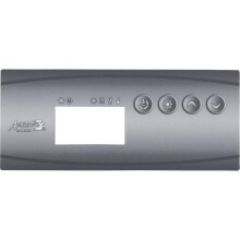 HydroQuip Overlay Gecko in.k19 4 Button P1 Lt Temp Up Temp Down 800236A