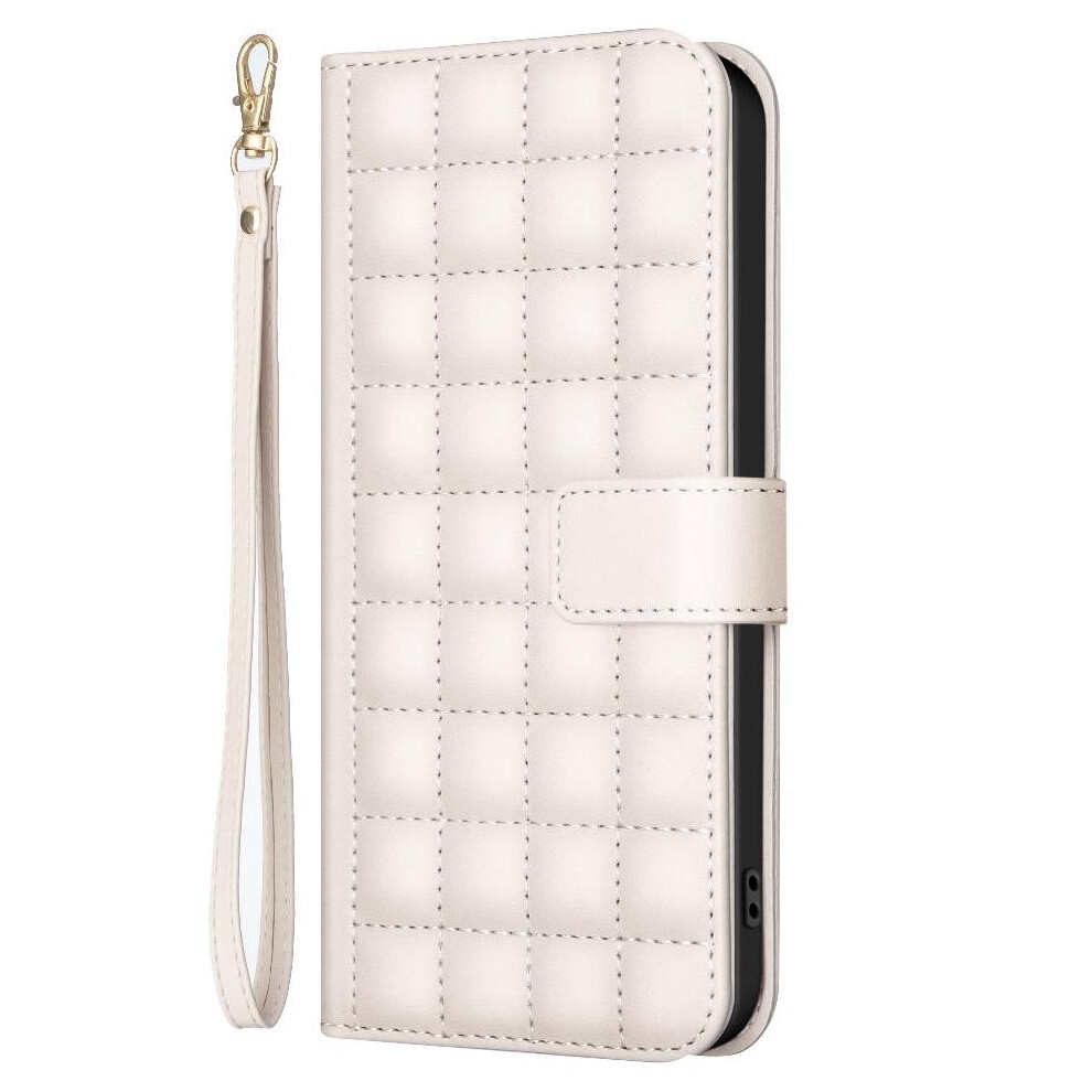 (Creamy ) Flip Case For Nokia C32 Pu Leather Wallet Business Simple Style Card Slots Holder Protective White 764549335572