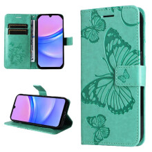 (Green) Case Compatible with Samsung Galaxy A16 Shockproof Cover Magnetic Cover with Card Slot Stand Pu Leather Flip Kickstand