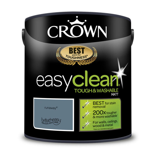 Crown (Runaway) Crown Easyclean Matt Emulsion 2.5L 2