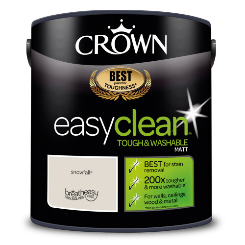 Crown (Snowfall) Crown Easyclean Matt Emulsion 2.5L 2