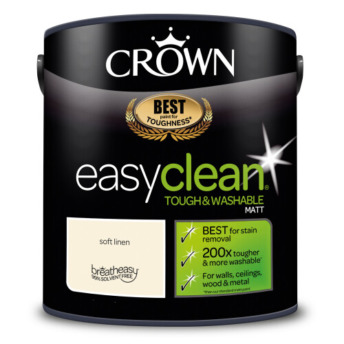Crown (Soft Linen) Crown Easyclean Matt Emulsion 2.5L 2