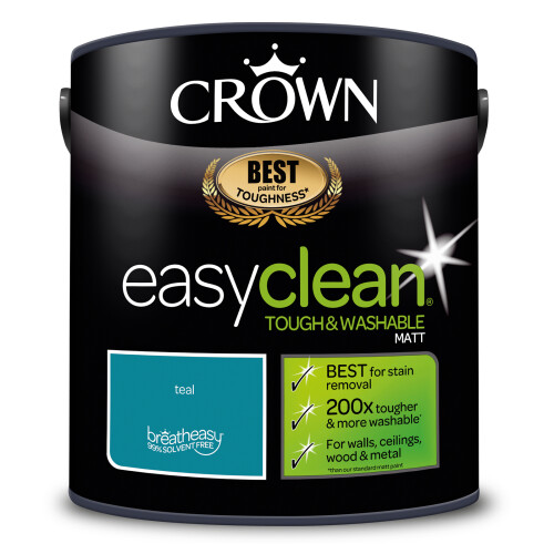 Crown (Teal) Crown Easyclean Matt Emulsion 2.5L 2