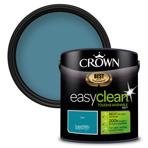 Crown (Teal) Crown Easyclean Matt Emulsion 2.5L