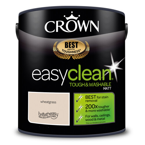 Crown (Wheatgrass) Crown Easyclean Matt Emulsion 2.5L 2