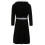 (XL,Black)Men Hooded  Fleece Dressing Bathrobe 1