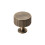 (35mm Knob) Antique Brass Cabinet Pull Reeded 1