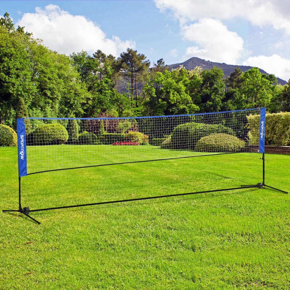 SPORTNOW 4m Badminton Net, Adjustable Sports Net for Tennis, Volleybal, Blue-image-OPC-PFY2XQ9-NEW