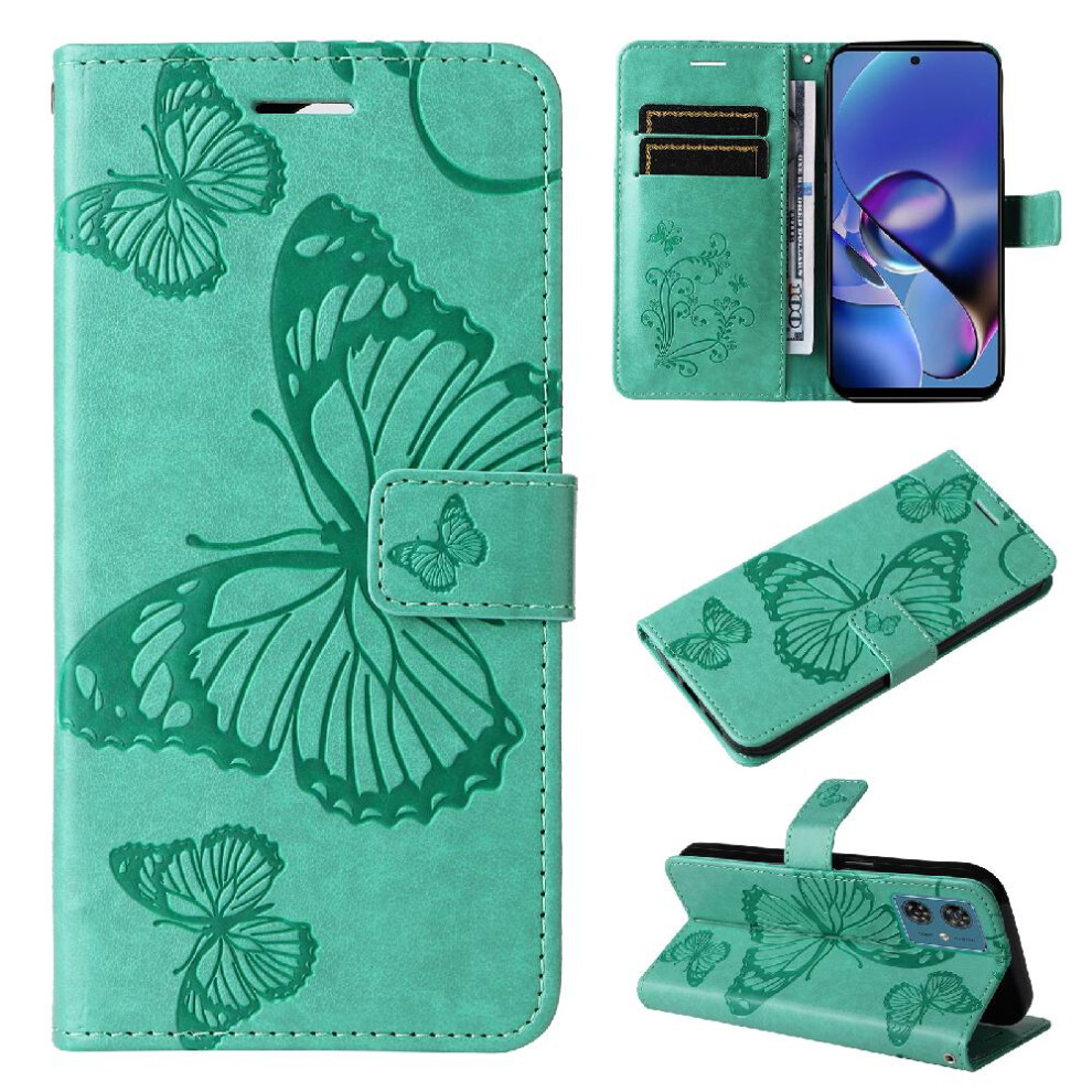 (Green) 5G Pu Case Compatible With Motorola Moto G54 Case Green 764549349463