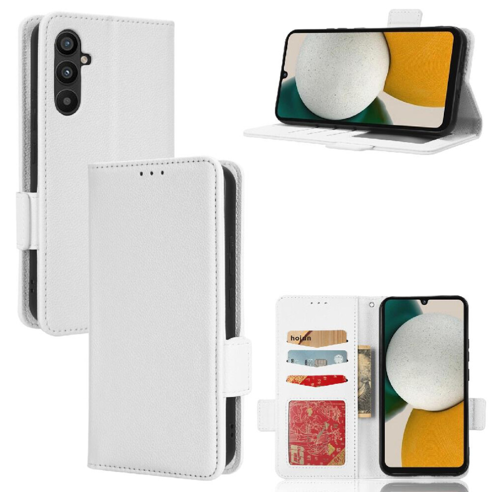 (White) Pu Case Compatible With Samsung Galaxy A24 Wallet White 764549349906