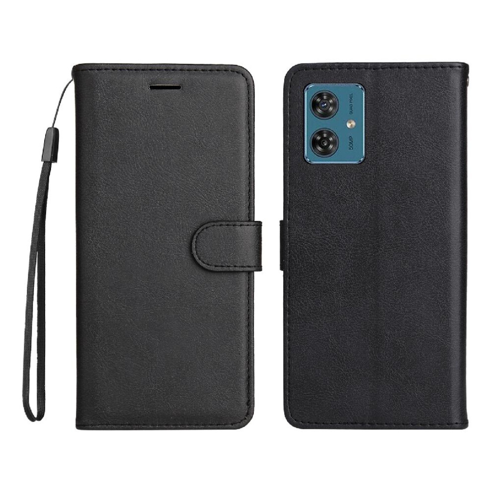 (Black) 5G Flip Case For Motorola Moto G54 5G Classic Black 764549349999