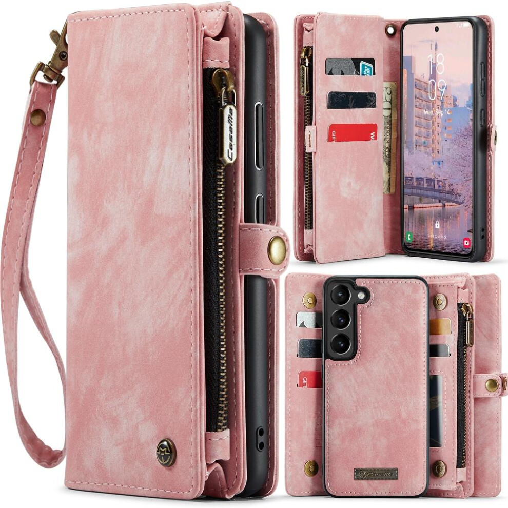(Pink) Pu Case Compatible With Samsung Galaxy S22 Plus Pink 764549350551