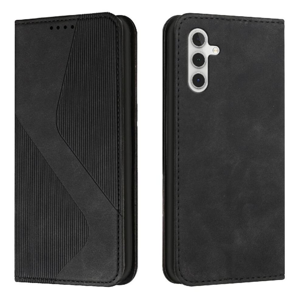(Black) Pu Case Compatible With Samsung Galaxy A24 Case Black 764549350759