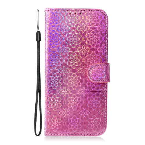(Pink) PU Case Compatible with Motorola Moto E13 Wallet