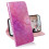 (Pink) PU Case Compatible with Motorola Moto E13 Wallet 7