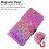 (Pink) PU Case Compatible with Motorola Moto E13 Wallet 5