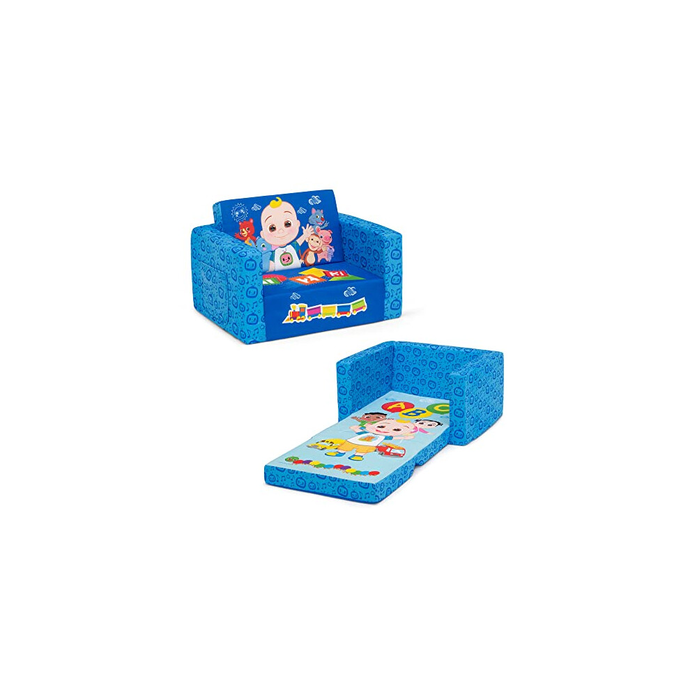 Delta Children CoComelon Cozee FlipOut Chair  2in1 Convertible Sof