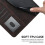 (Brown) Pu Case Compatible With Samsung Galaxy S24 Ultra 6