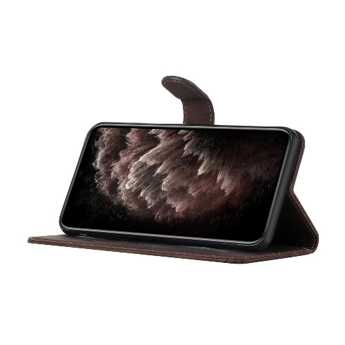 (Brown) Pu Case Compatible With Samsung Galaxy S24 Ultra 1