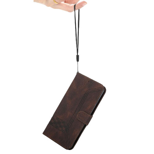 (Brown) Pu Case Compatible With Samsung Galaxy S24 Ultra 2