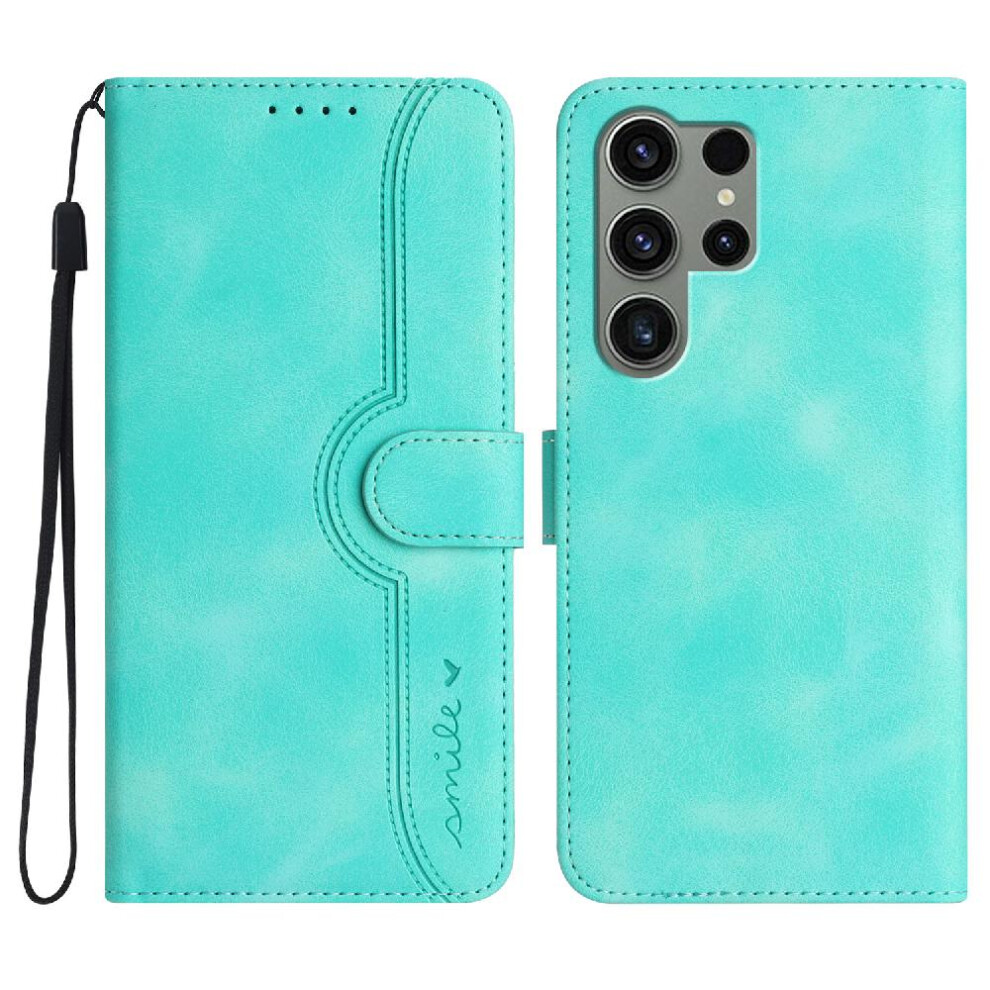 (Green) Samsung Galaxy S24 Ultra Pu Case Compatible Green 764549352661