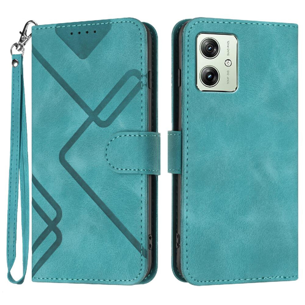 (Green) 5G Pu Case Compatible With Motorola Moto G54 Pu Green 764549352777