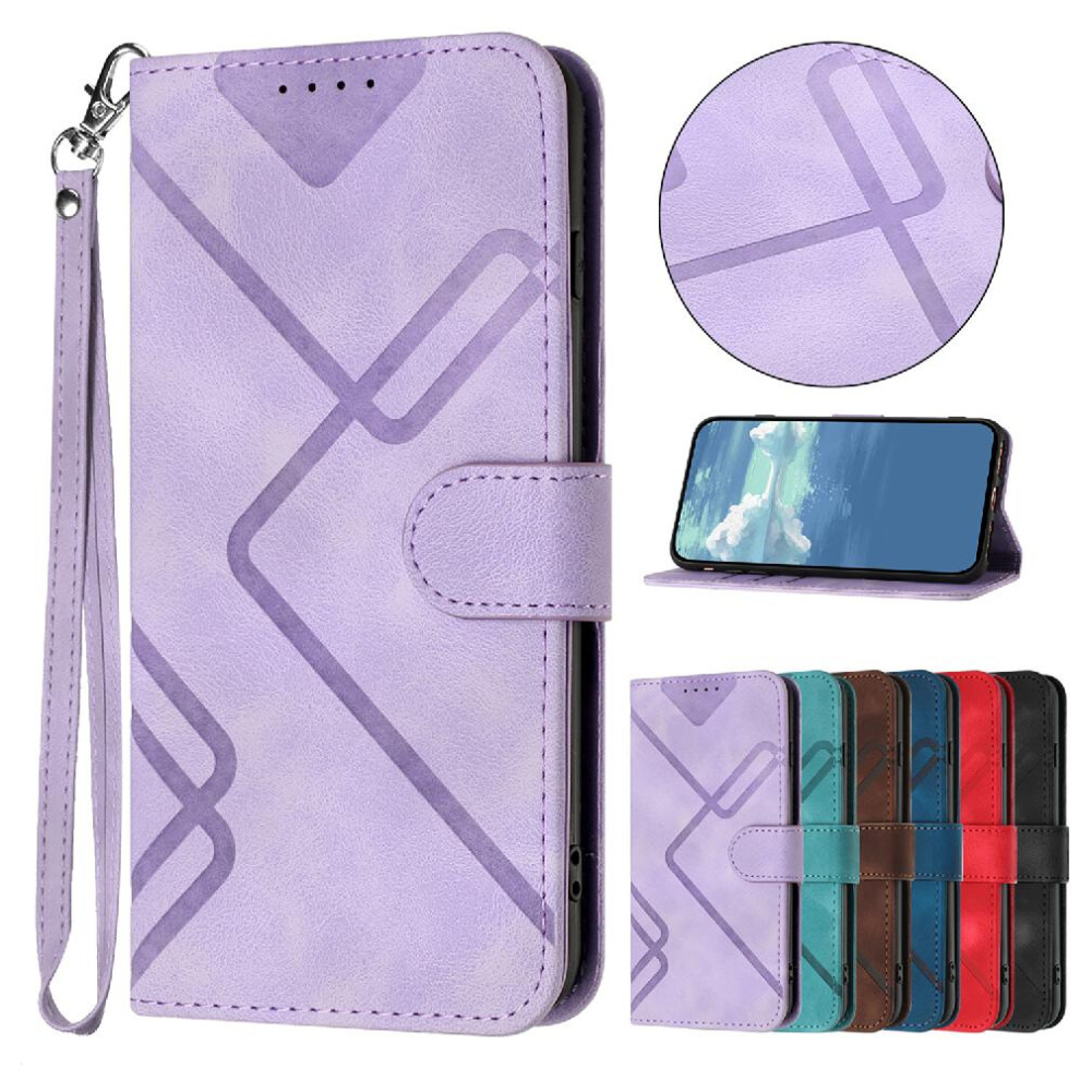 (Purple) Pu Case Compatible With Samsung Galaxy S24 Ultra Purple 764549352869