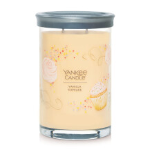 Yankee Candle Vanilla Cupcake Semnatura parfumata 20 oz Tumbler mare cu 2 lumnari peste 60 de ore de ardere