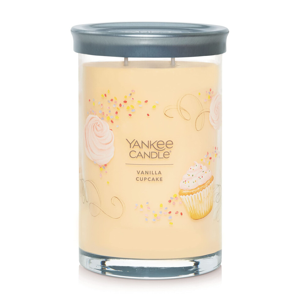 Yankee Candle Vanilla Cupcake Scented Signature 20Oz Large Tumbler 2Wick Candle Over 60 Hours Of Burn Time
