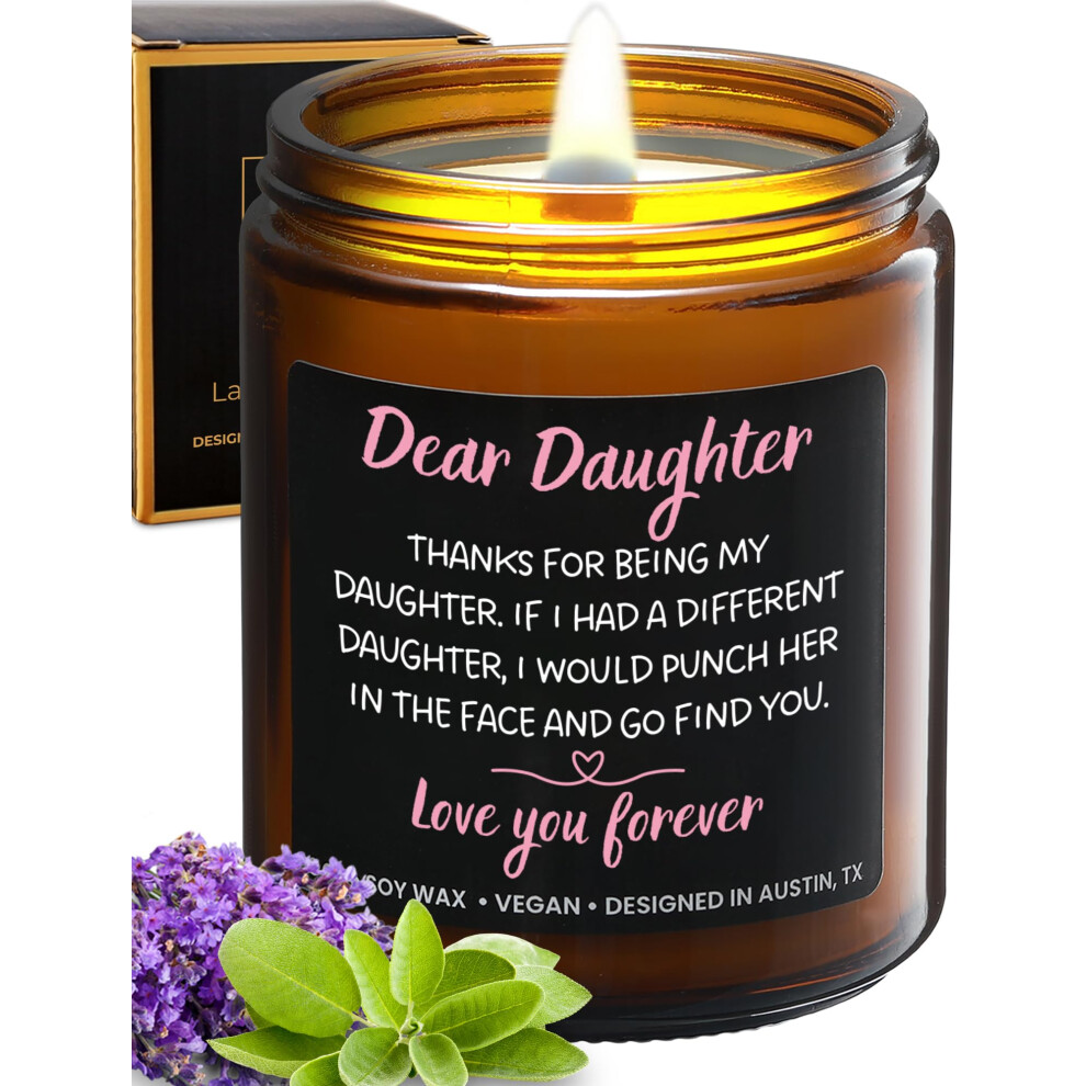 Funny Daughter Candle  Funny Daughter Gifts From Mom  To My Daughter Gifts From Dad  Daughter Gift From Mom  Birthday Gifts For Daughter Adult  Gifts-image-OPC-PFXWRWJ-NEW