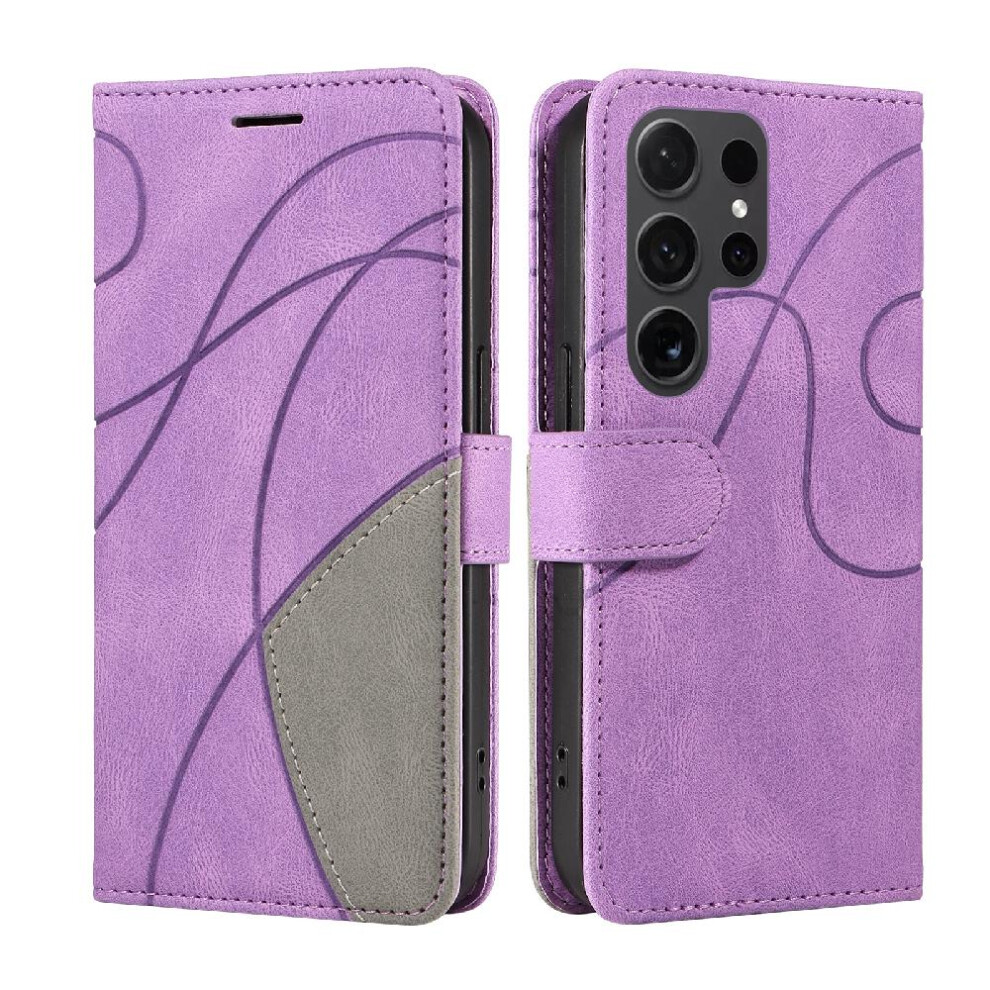 (Purple) Pu Case Compatible With Samsung Galaxy S24 Ultra Purple 764549353392