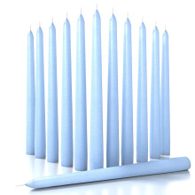 CANDWAX 12 inch Taper Candles Set of 12  Dripless and Smokeless Candle Unscented  Slow Burning Candle Sticks are Perfect As...