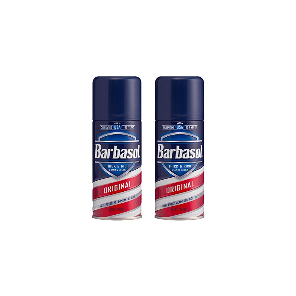 Barbasol Shave Cream 7 Ounce (Original, Pack of 2)