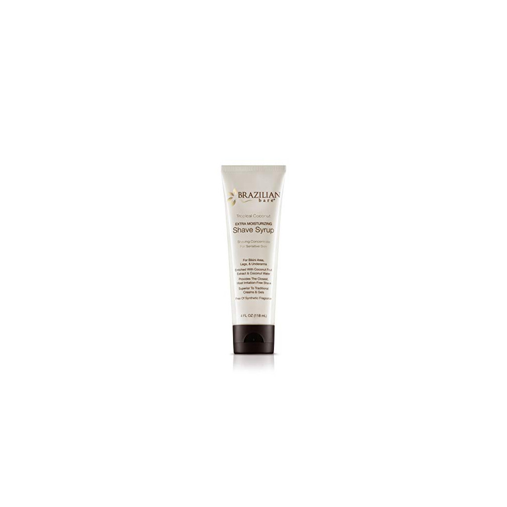 Brazilian Bare Tropical Coconut Extra Moisturizing Shave Syrup – Prefe