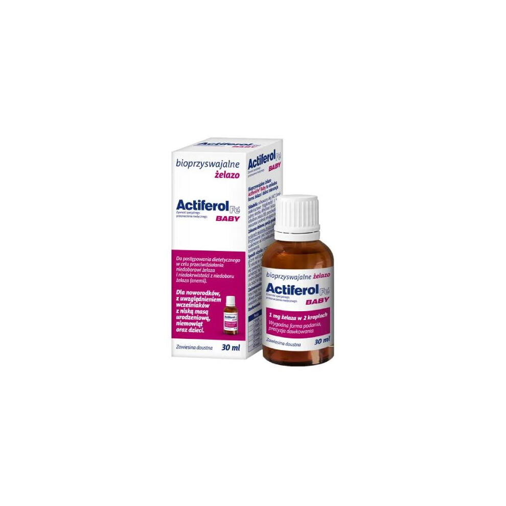 Actiferol Fe Baby, oral suspension, iron deficiency anemia 30 ml