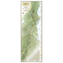 National Geographic Maps NGMRE01020716X Appalachian Trail Map in Gift Box