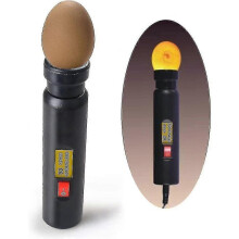 High intensity LED egg tester for monitoring chicken cutter egg incubator