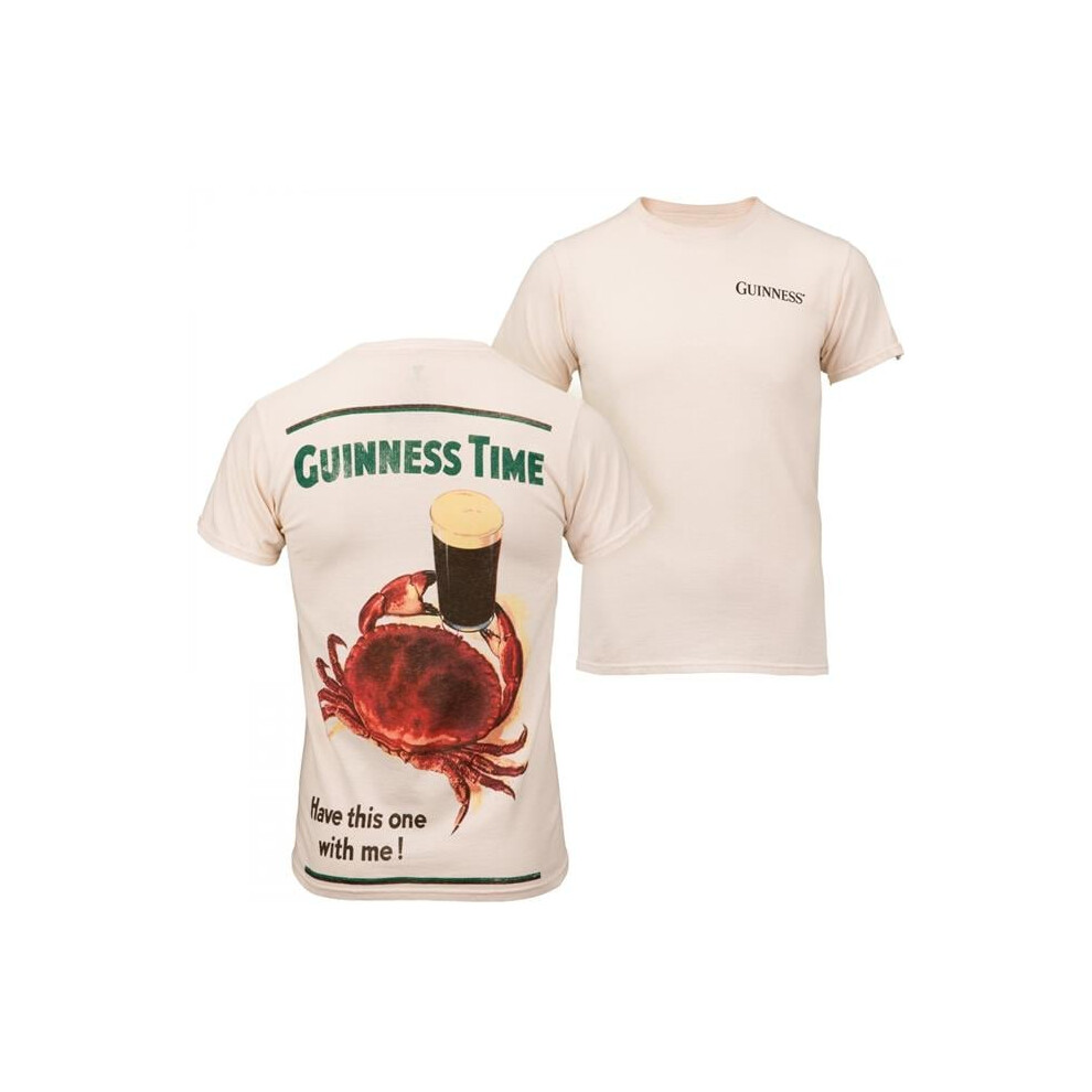 Guinness 879572-Large Mens Time Have This One With Me Front & Back Print T-Shirt - Large