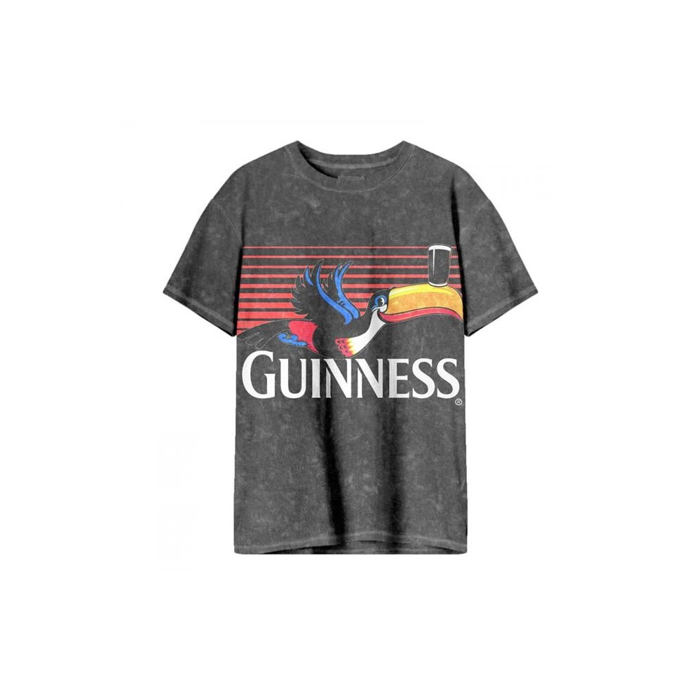 Guinness 879544-Large Toucan Soaring Mineral Wash T-Shirt - Large