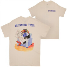 Guinness 881003-xlarge Time Penguin Front & Back Print T-Shirt - Extra Large
