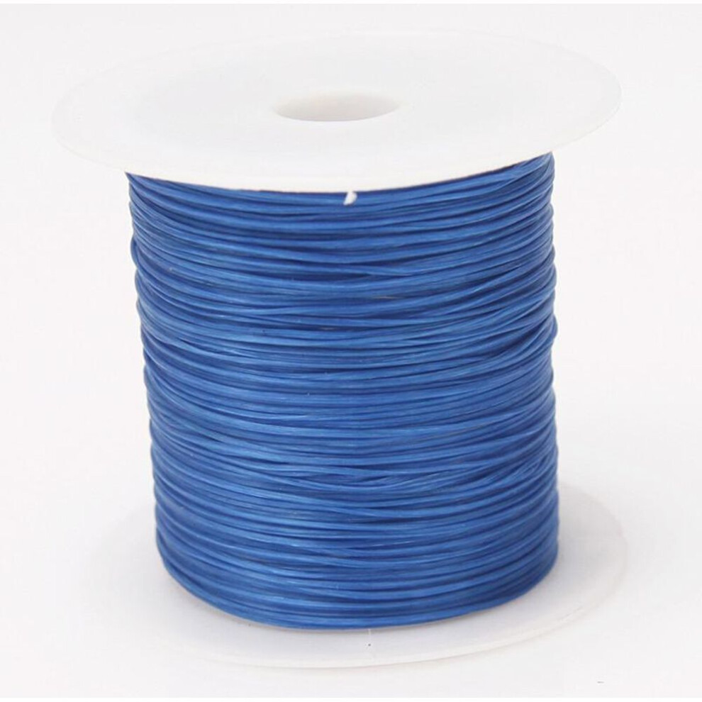 (blue) 10m Stretchy Elastic Beading Thread Cord String For Diy Bracelet Jewelry Making