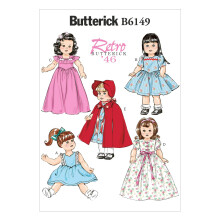 abl na na itie oblecenia pre b biky Butterick Patterns B6149, 18-palcov , jedna velkost