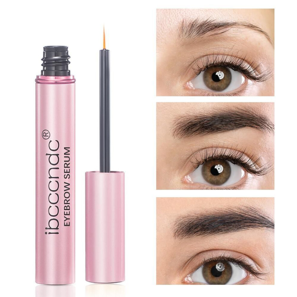 (as the picture, 5ml) Eyebrow Liquid Jet Black Thick And Slender Eyebrows Nourishing Serum Eyebrow Growth Serum