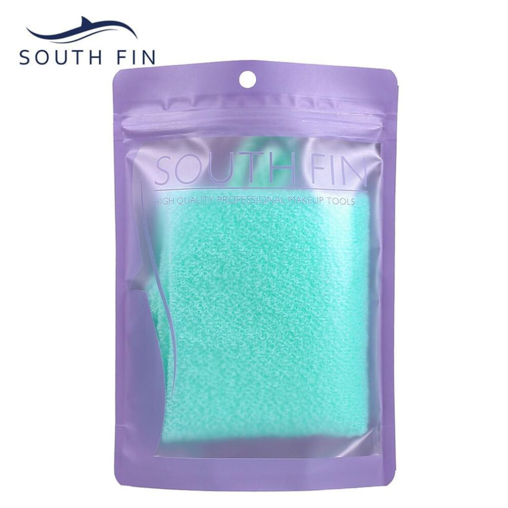 (blue) Bath Towel Pull Back Strap Wash Scrubbers Exfoliating Scrub Sponges New