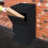 Parcel Post Drop Box XL Black Steel Lockable Letter Package Mail Wall Mount 3